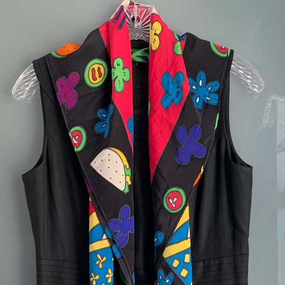 Scarf with Cats and sushi - Picture 4 of 5